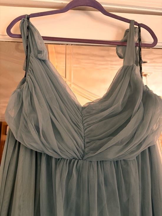Forever 21 Plus Blue Mist Long Dress - Picture 3 of 6